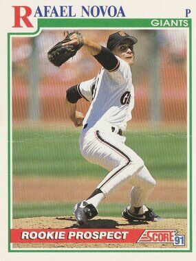 Rafael Novoa - Score 91 Rookie Prospect Baseball Card